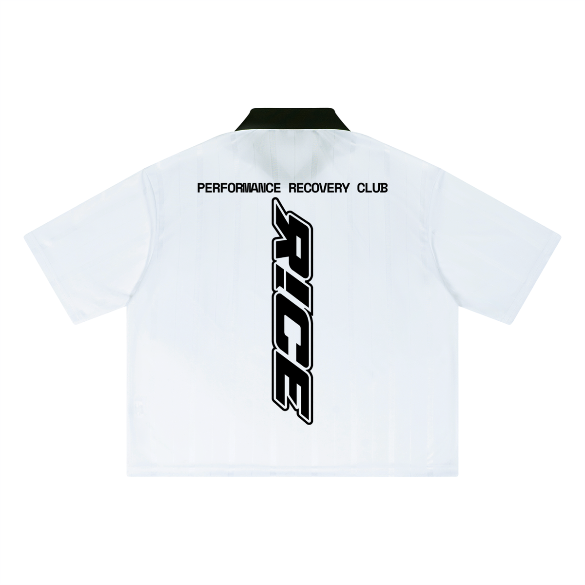 R!CE - Unisex Striped Boxy Jersey (WHITE/BLACK)
