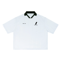 R!CE - Unisex Striped Boxy Jersey (WHITE/BLACK)